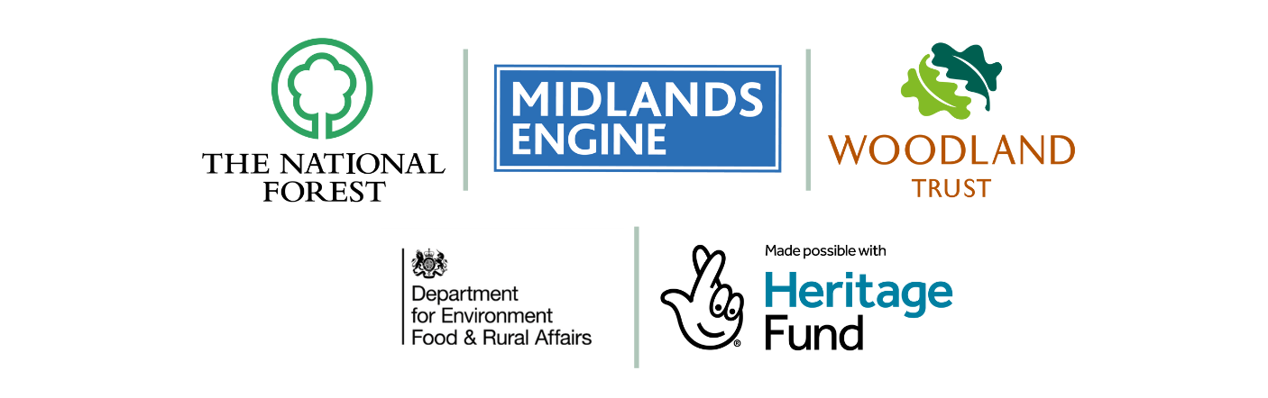 Company logos of members of the Midlands Forest Network
